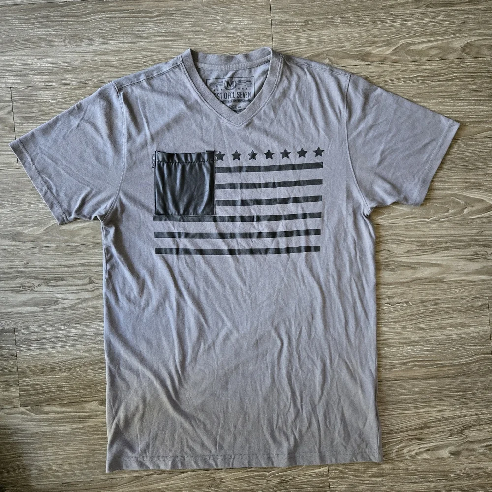 Gray America Graphic T-Shirt